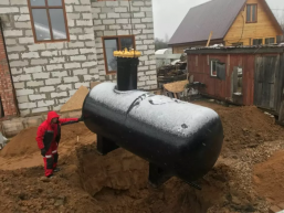 Выбор объема газгольдера и сезонность заправки
